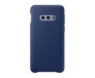 Etui Leather Cover do Samsung Galaxy S10 E granatowe - 478335 - zdjęcie 1